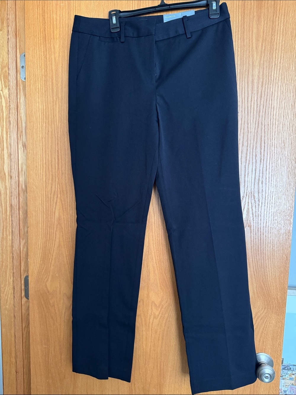 Talbots Black Dress Pants with Hook Closure